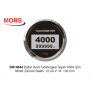 MORS DİJİTAL TACHOMETRE 4000 RPM  SİYAH 12-24V 14844